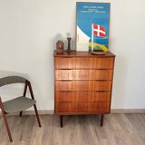 Scandinavian teak chest of drawers (from Denmark)