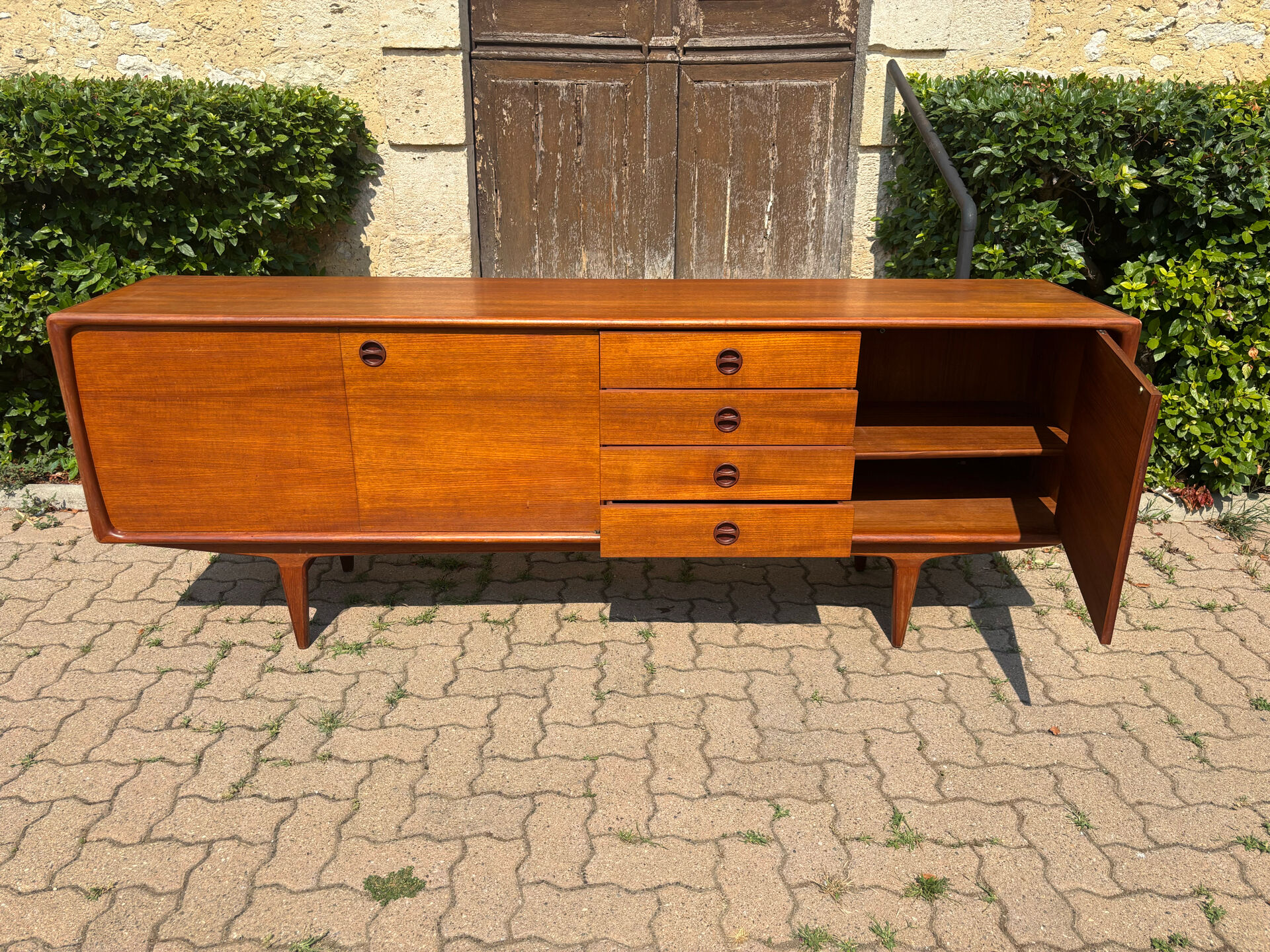 Vintage Scandinavian teak enfilade – 1960s/70s