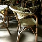 Lot of 100 chairs terrace bistro