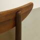 6x Rosewood Dining Chairs Scandinavian 1950s