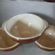 5 antique ear bowls Émile Henry