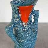 Fat Lava Vallauris ceramic vase 50s