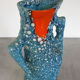 Fat Lava Vallauris ceramic vase 50s