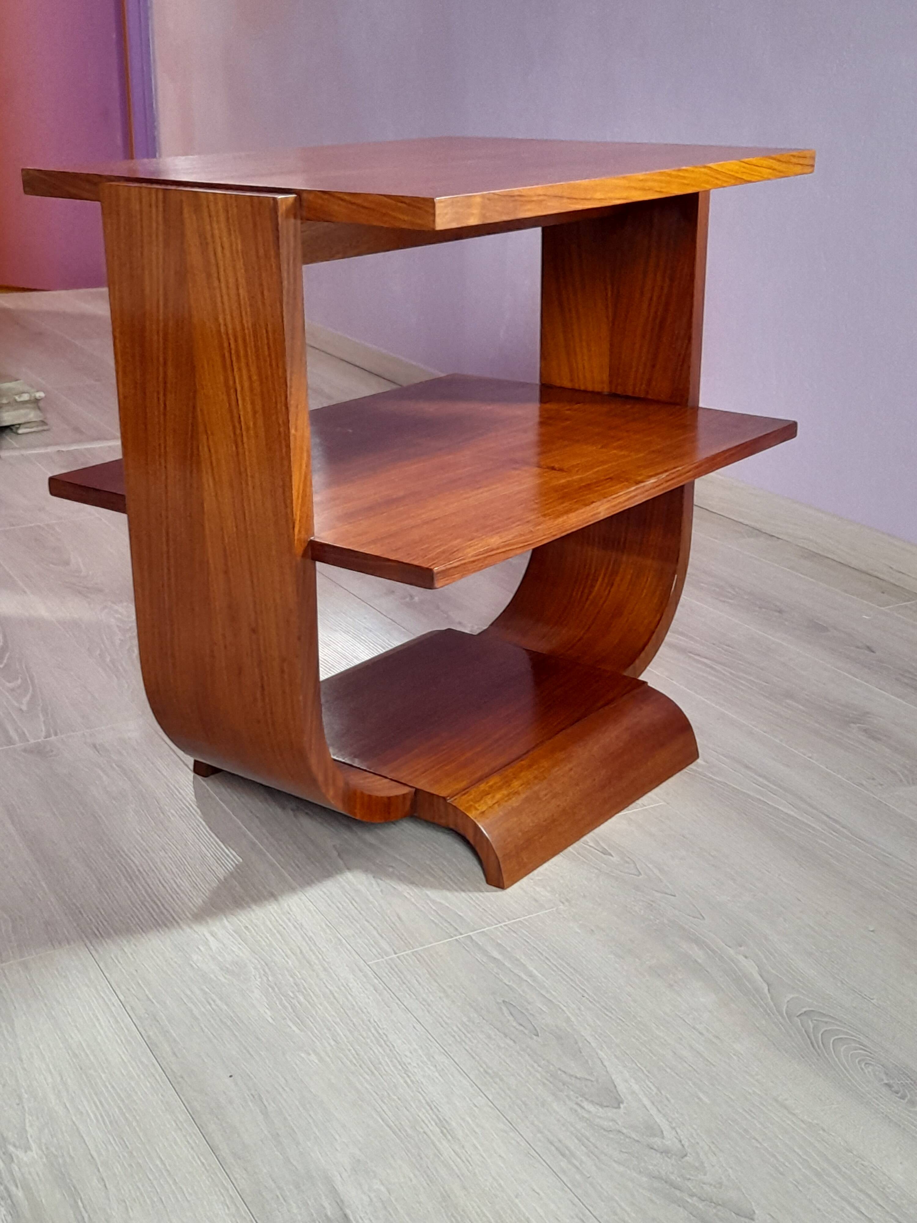 Art Deco period mahogany coffee table