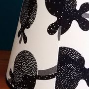 Vintage fabric lampshade Ikea 2005 design Sven Fristedt