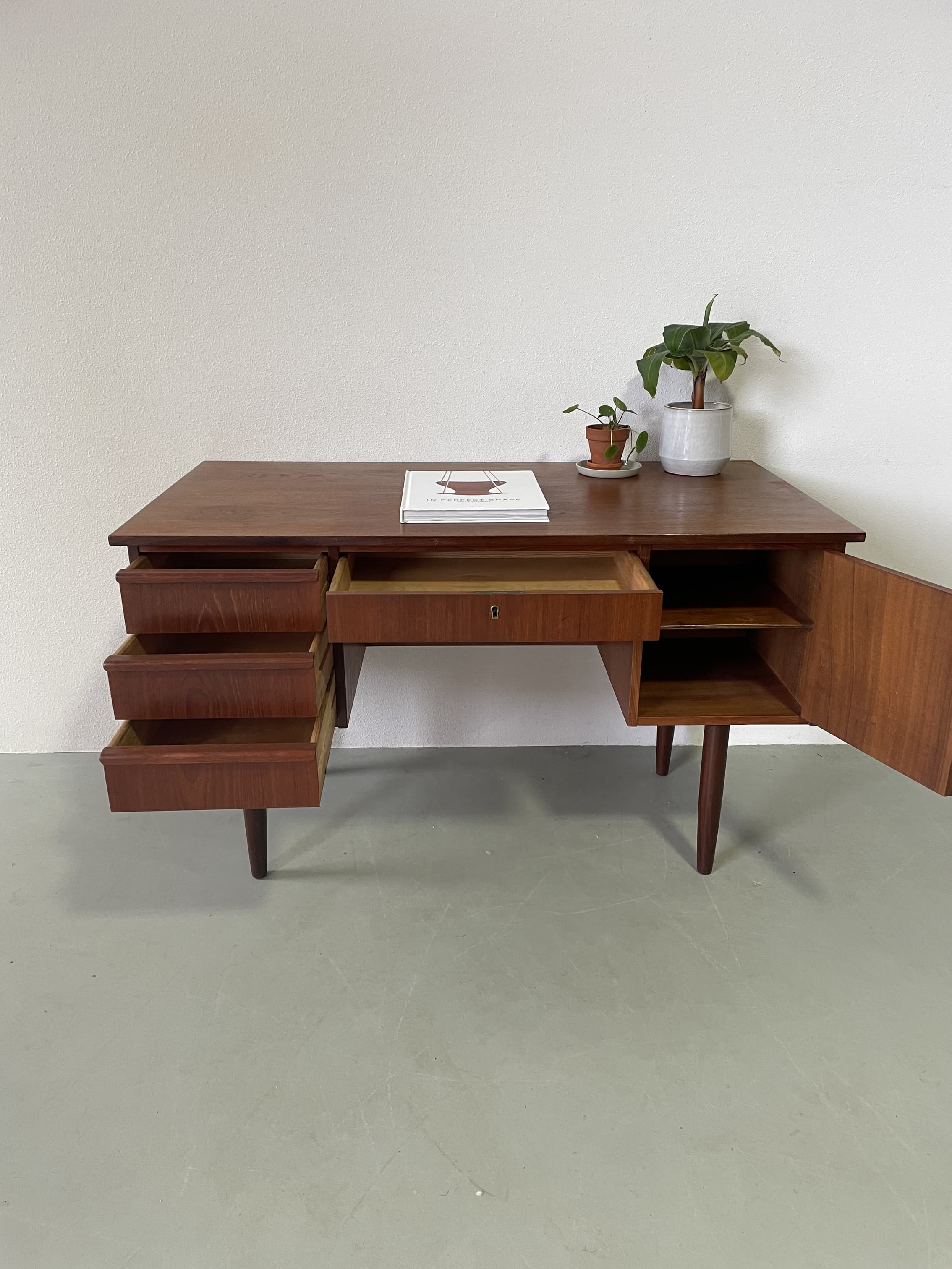Danish desk in teak