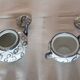 Coffee/tea service, glazed porcelain in Art Deco style, Saint Graal model.