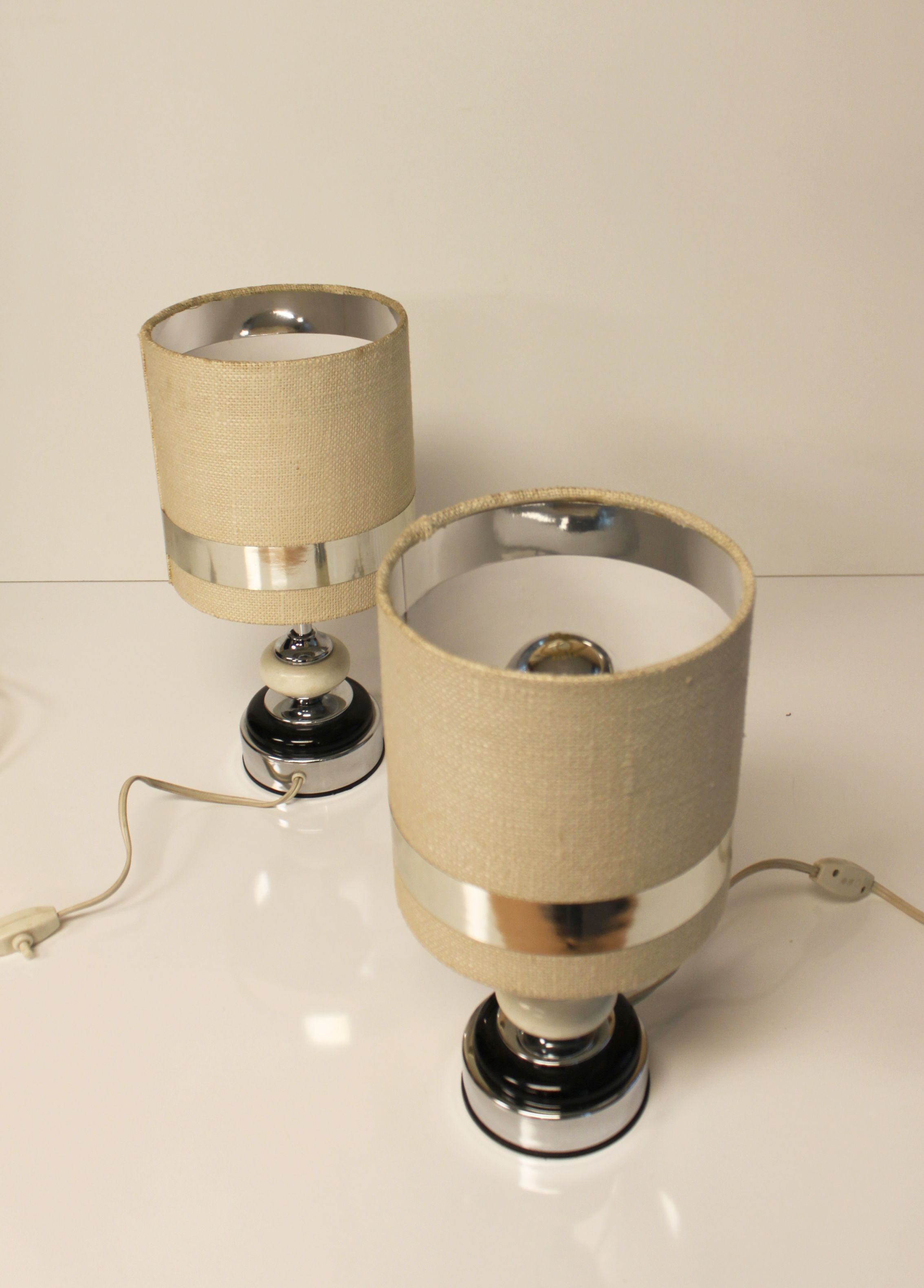 Pair of Delmas brand lamps