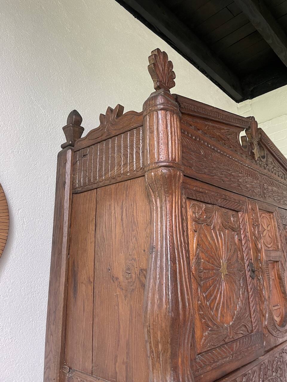 Auvergne brutalist folk art furniture 1890