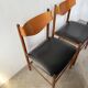 Set 4 chaises italiennes Gianfranco Frattini