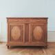 Renovated antique sideboard, country style.