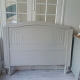 Headboard 160 art deco gray pearl