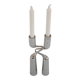 Sculptural Candleholders, 'Tango/Double' Modern Danish design by Mikaela Dörfel
