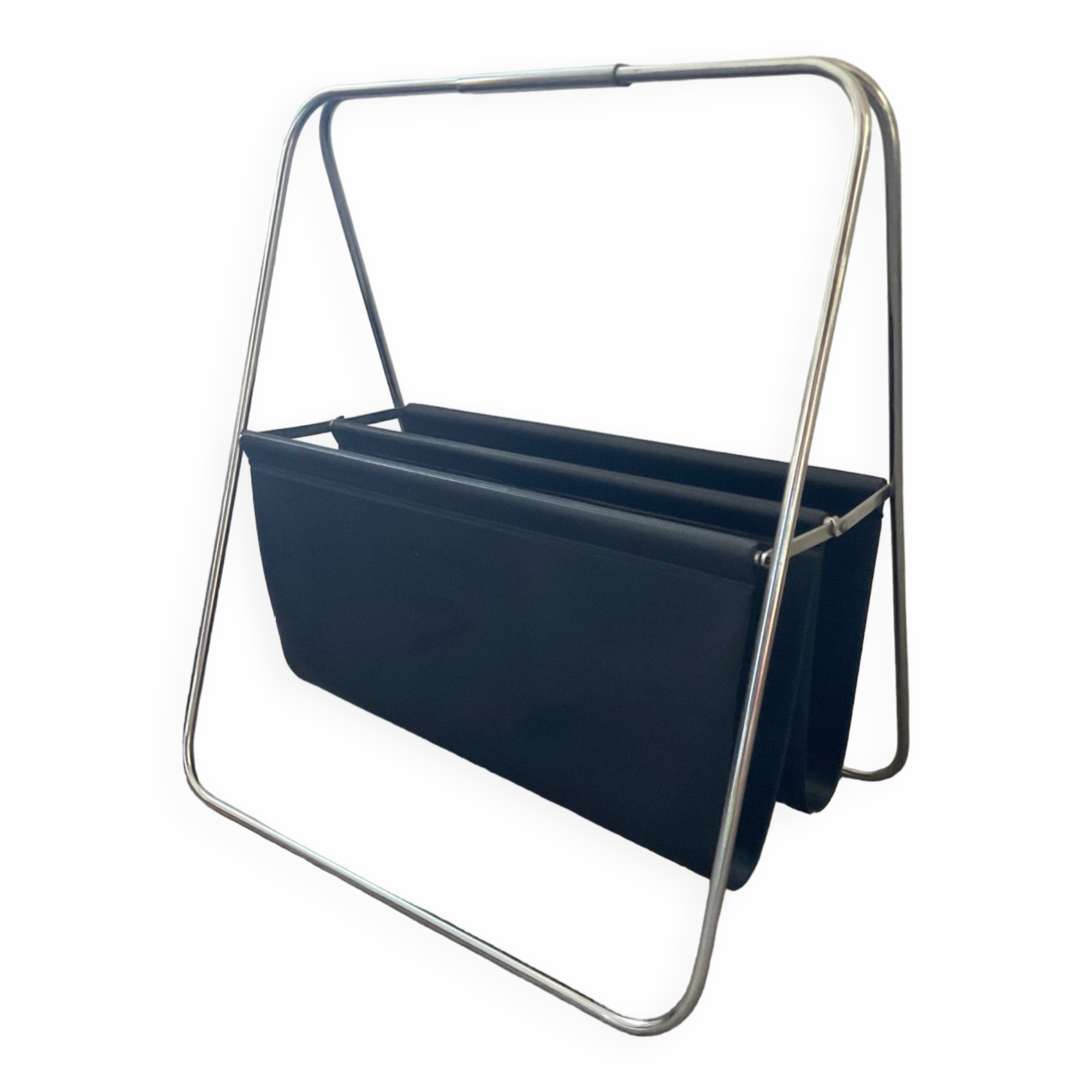 Vintage folding magazine rack from the 70s