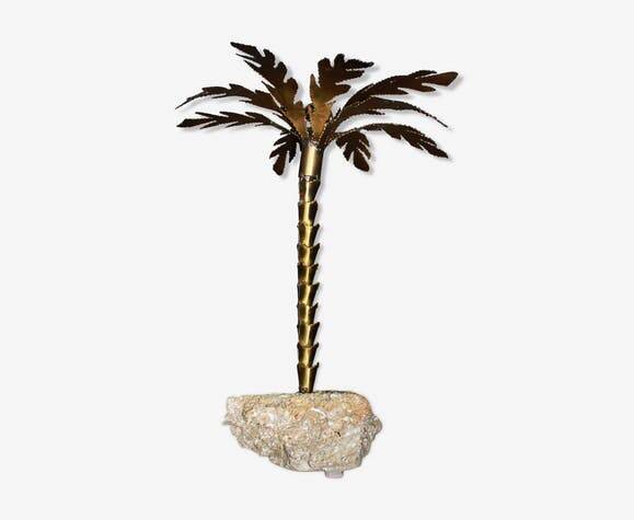 Brutalist palm lamp, 1970.