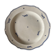 Set of 9 plates early 19th with faience twigs of Chantilly