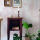 Renovated antique bedside table