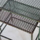 Set of two green Mathieu Matégot side tables, 1950s