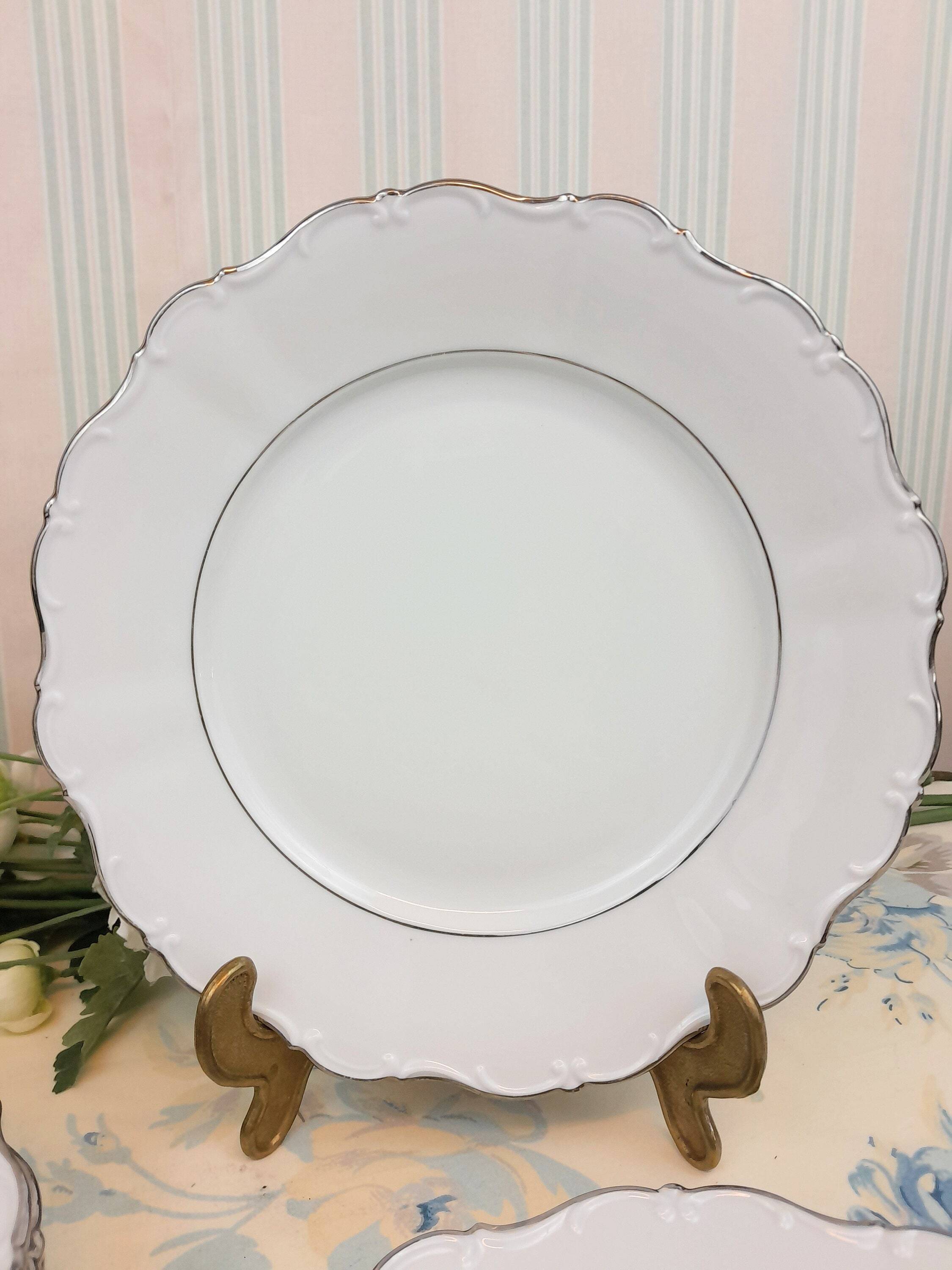 6 Seltmann Weiden Bavaria dinner plates Theresia model