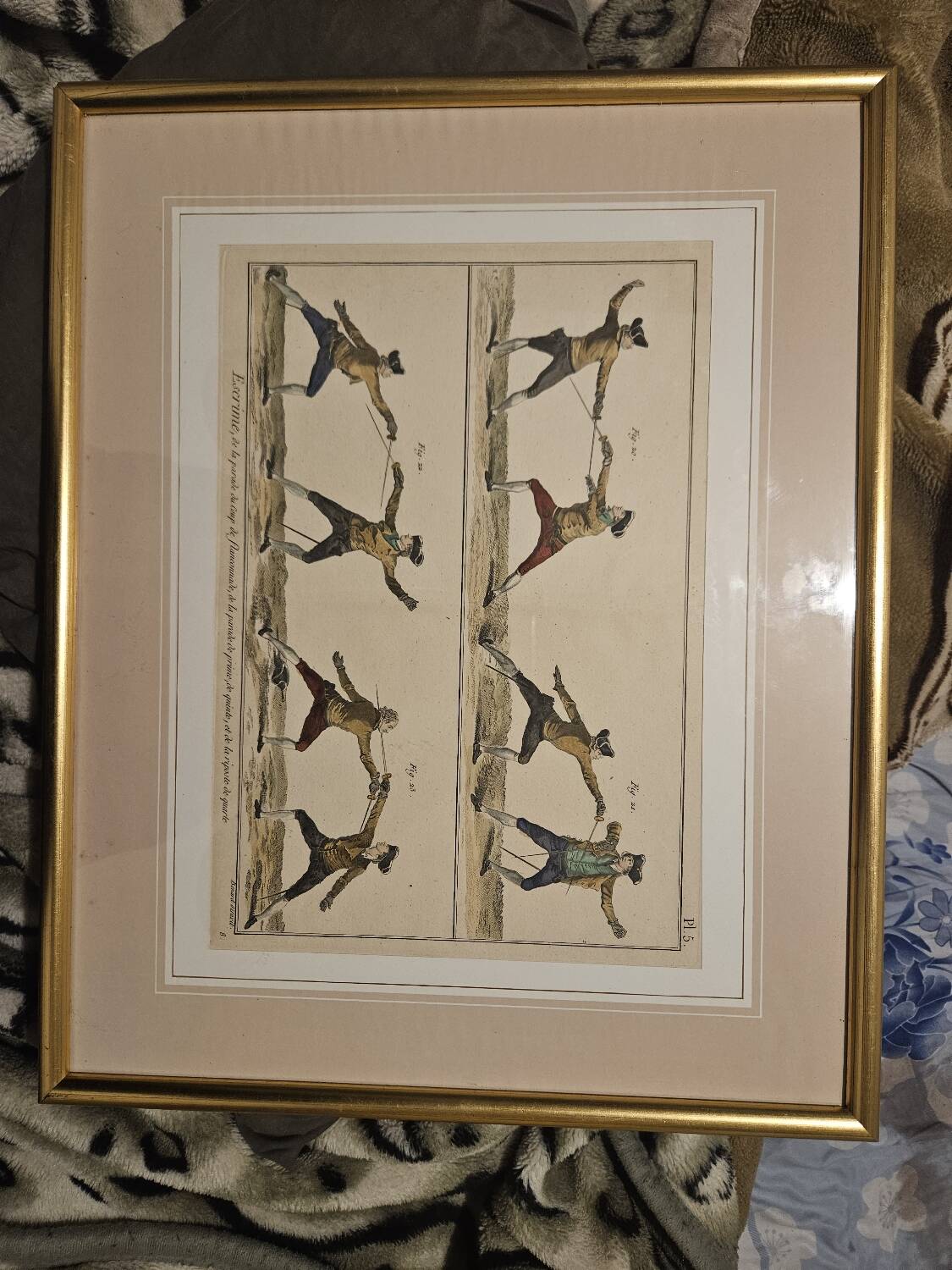 18th century engraving paintings - Fencing - Robert Benard