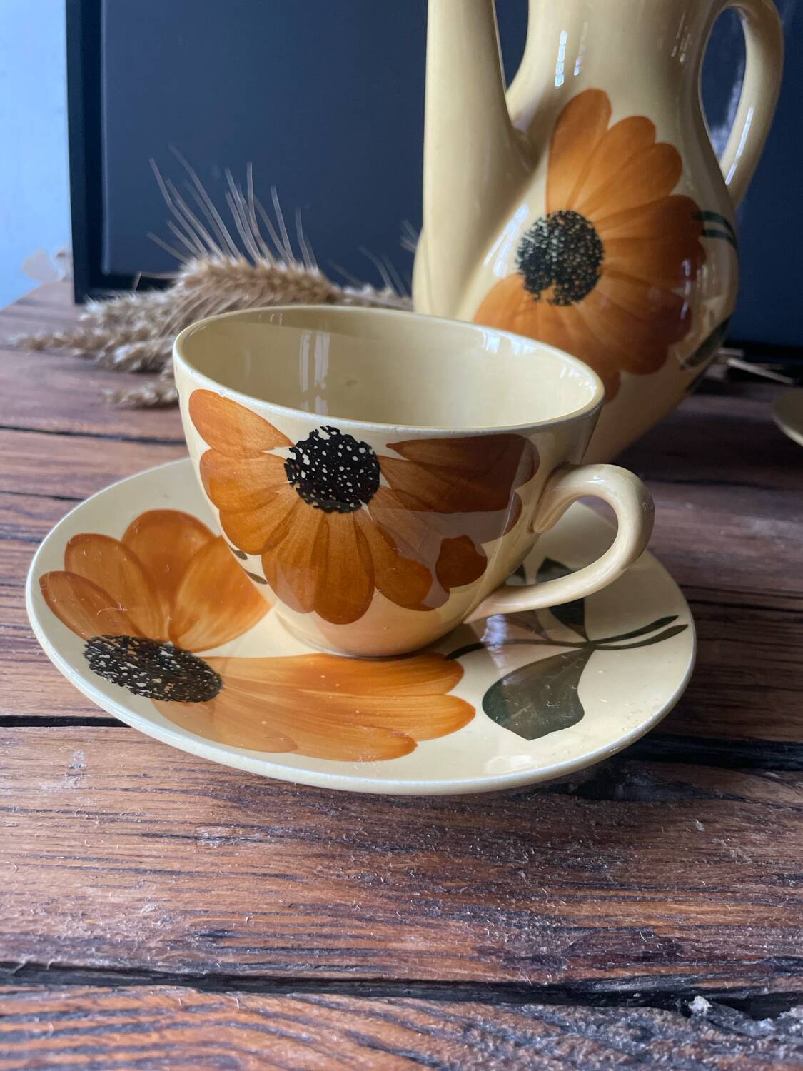 Vintage Gien coffee service