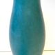Turquoise ceramic vase