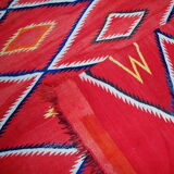 Former American Navajo made hand 143cm x 234cm rug 1870 s