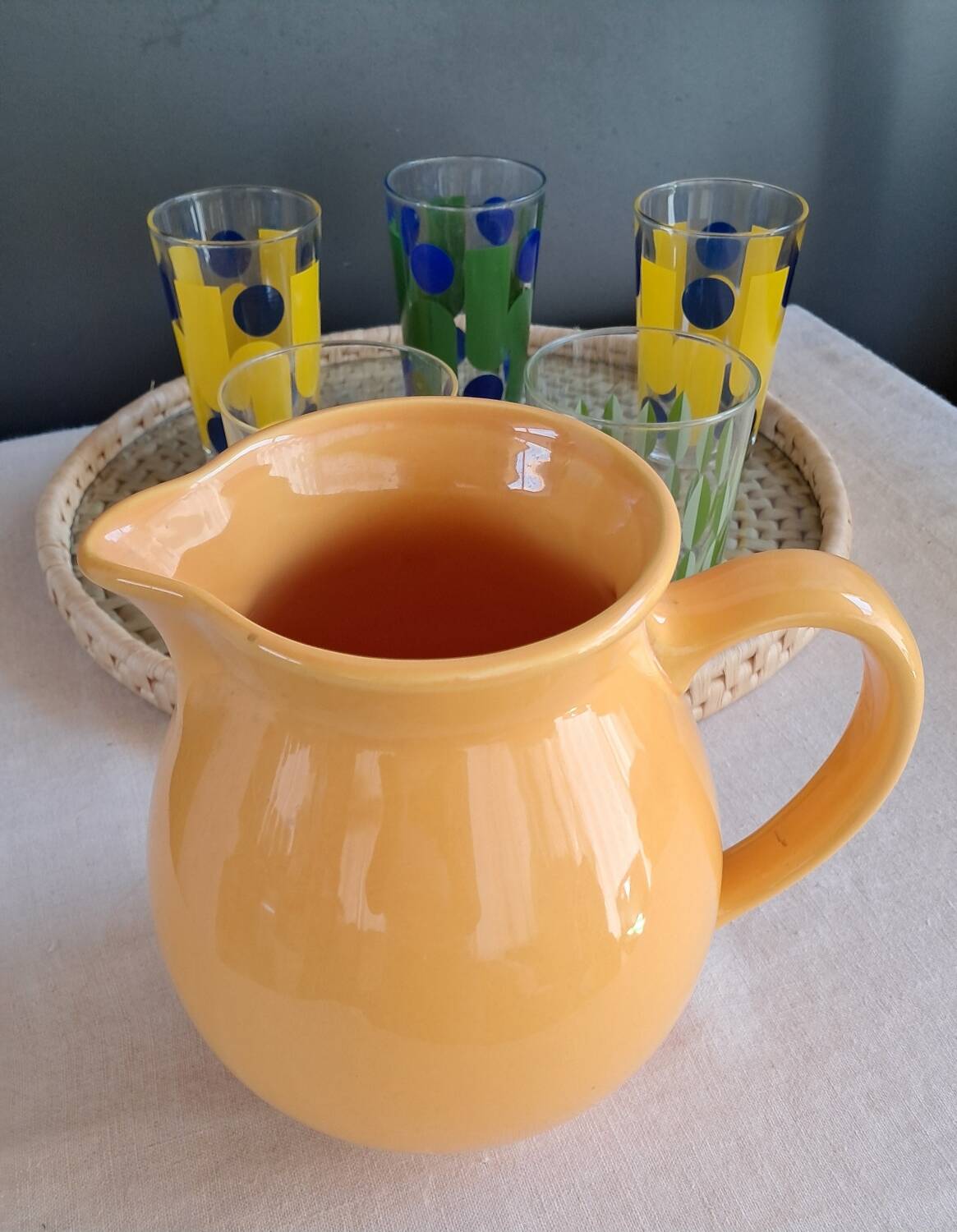 Carafe and glasses