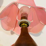2 bedside lamps pink spirit 40s-50s