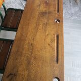 Matco double school desk with school bag holder