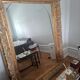 Grand miroir ancien monumental 185x145 bois doré glace biseautée style