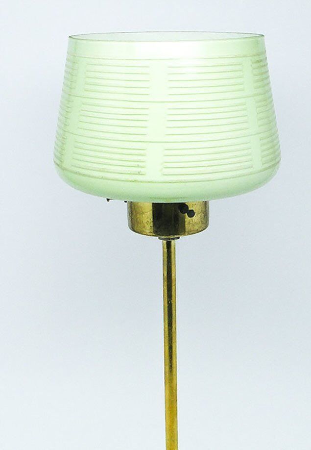 Suspension en verre du milieu du siècle, années 1950