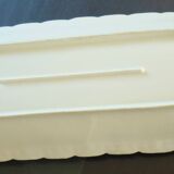 Long fish and meat dish, 19th century, Haviland Limoges porcelain, 66cm