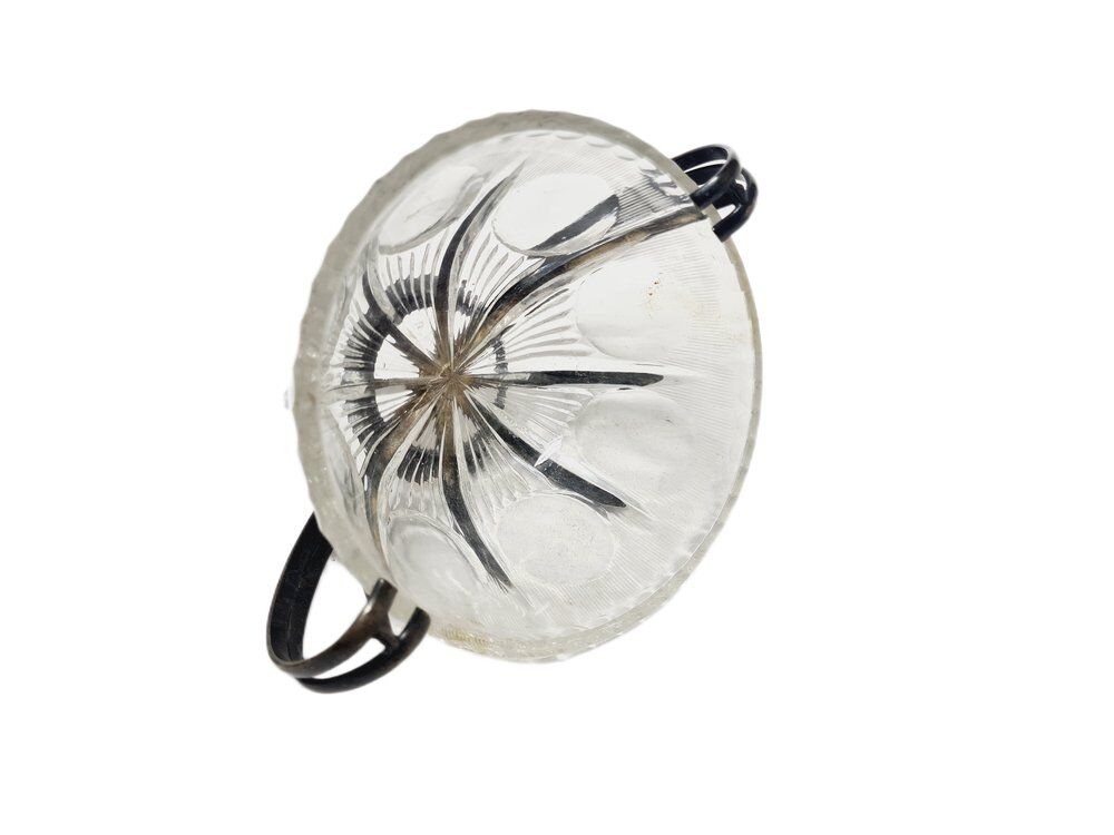 Art Deco sugar bowl from Hefra, Poland, 1970s