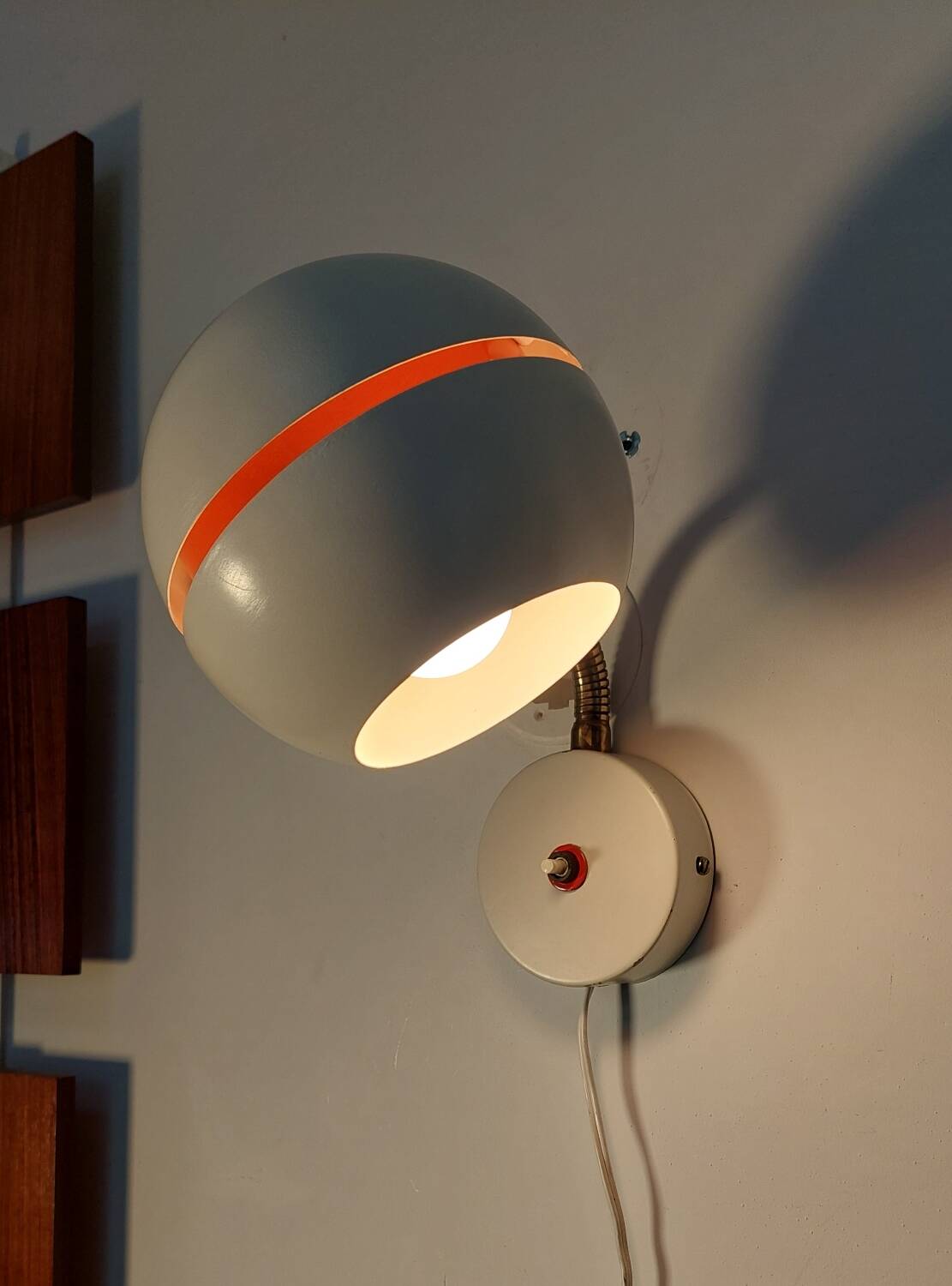 Pair of Denmark eye ball wall lights