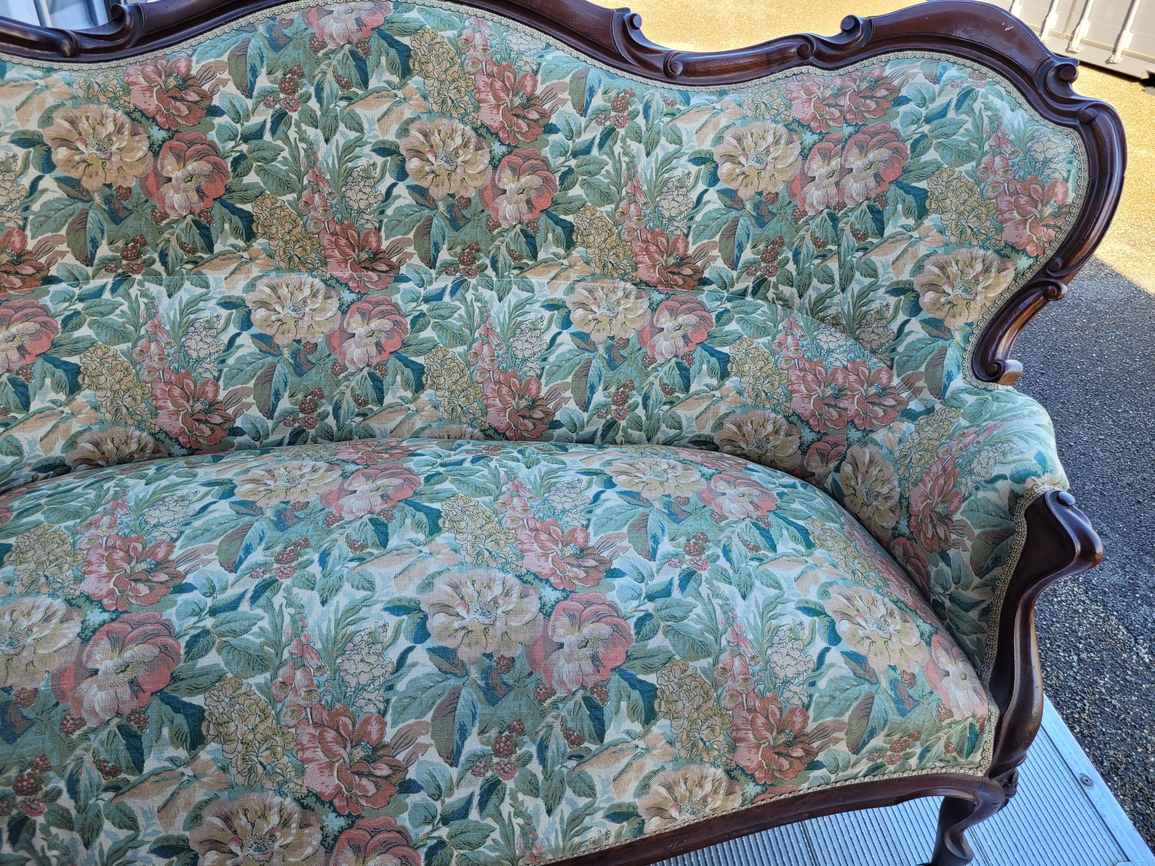 Louis XV style sofa and armchairs