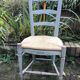 Chaise ancienne paillée