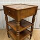 small walnut side table
