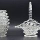 Set of 2 Ercole Barovier Rostrato Murano Italian Glass Vase for Barovier & Toso