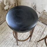 Set of three high bistro stools