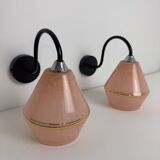 Vintage swan neck wall lights
