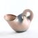Light Pink Lacquered Terracotta Centerpiece by Vibi, Italy, 1960s