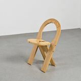 Chaise vintage pliante par Roger Tallon, Sentou vers 1978