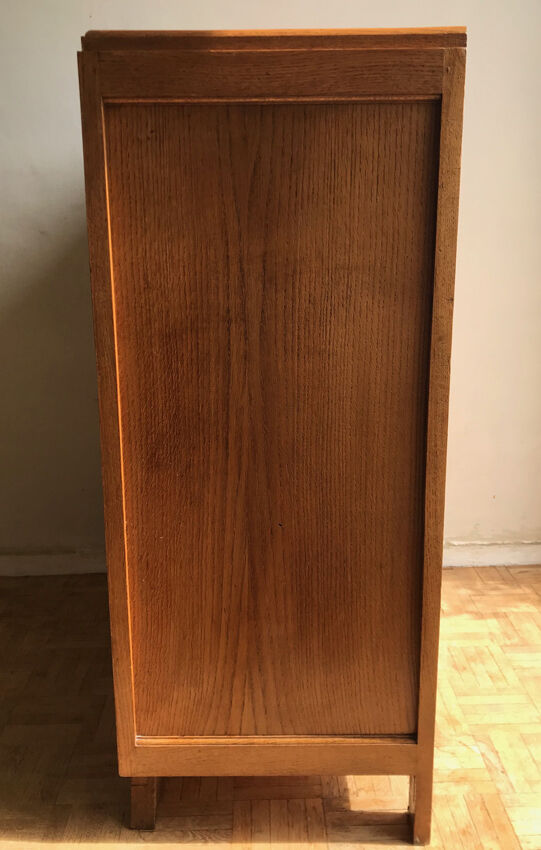 Buffet parisien des années 1940 / 1950 - chêne clair