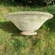 Planter garden flower tray in reconstituted cement xx century