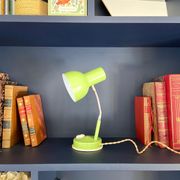 Small apple green desk lamp