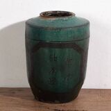 Large antique turquoise green vase (circa 1820) #37