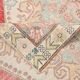 4x7 Red & Cream Antique Vintage Rug, 129x216Cm SK 22247