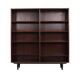 Danish mahogany library by Carlo Jensen for Hundevad, 1970s.