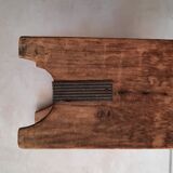 Bench in very old pine